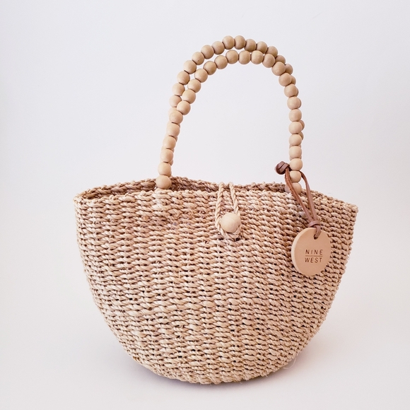 Vintage Nine West Mini Straw Bag - Picture 9 of 9